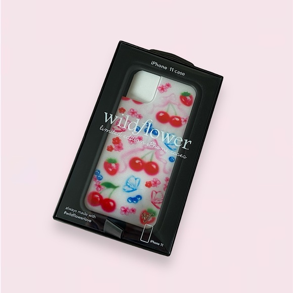 cherry wildflower iPhone 11 case - Picture 2 of 6